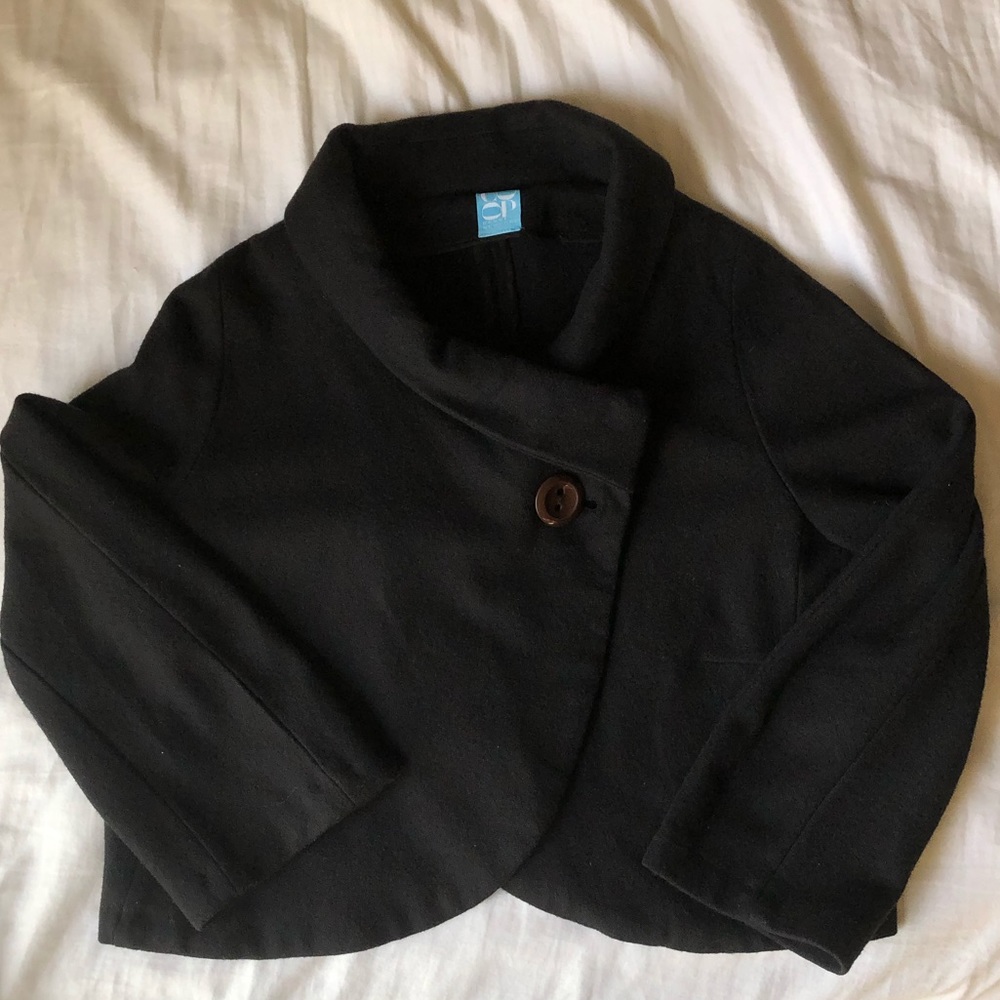 BLACK WOOL SWEATER